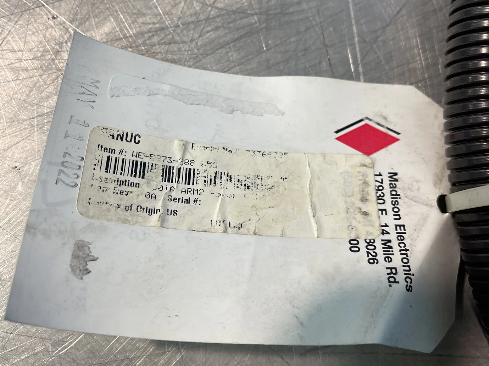 Fanuc Arm2 Power Cable - We-5273-288-050