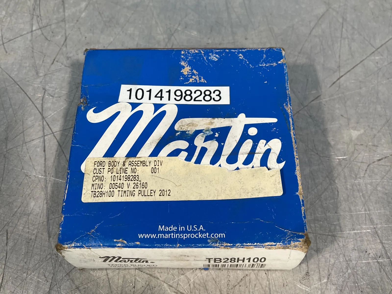 Martin Taper Bushed Timing Pulley - Tb28h100