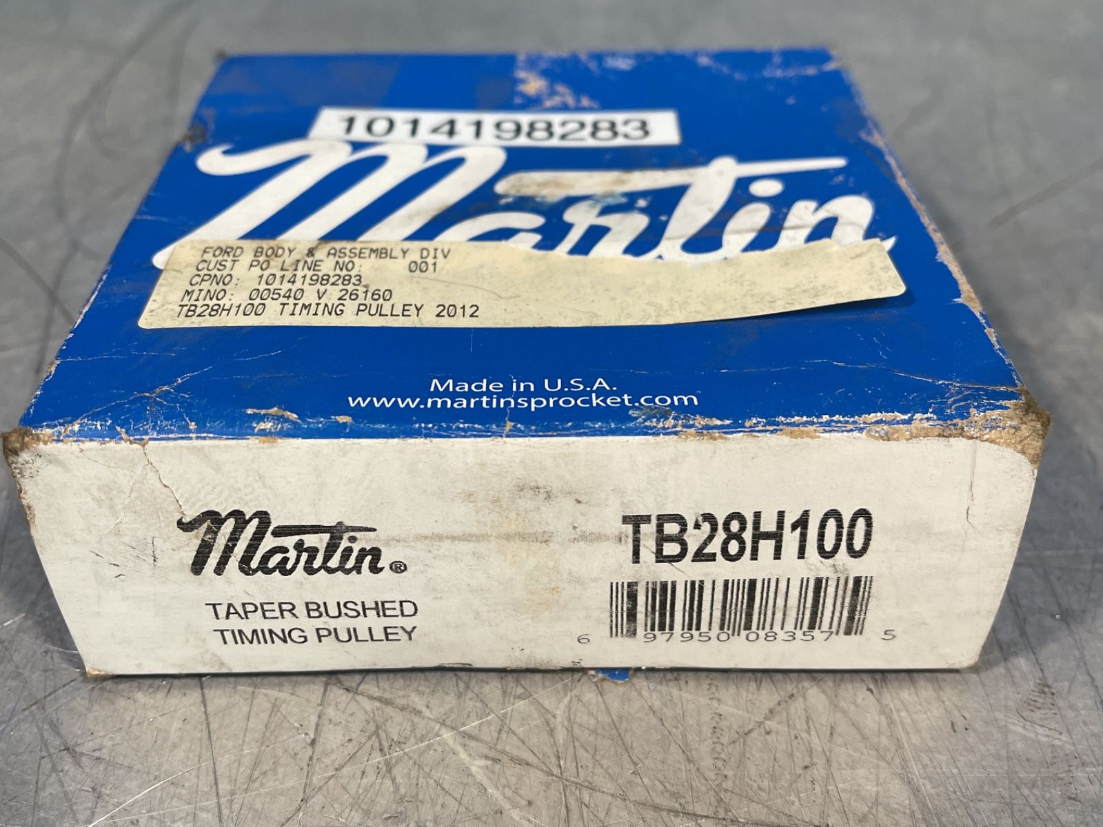 Martin Taper Bushed Timing Pulley - Tb28h100