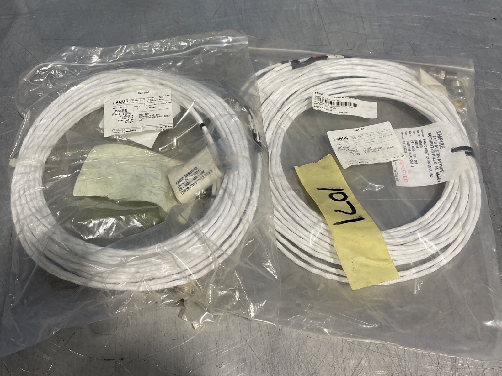 Fanuc 7.5 M Cascade Dual Cables - Ee-4526-659-006