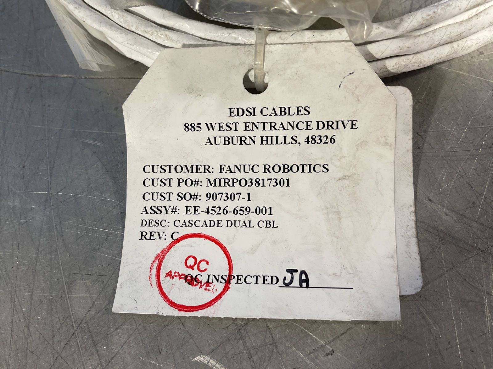 Fanuc Cascade Dual Cable - Ee-4526-659-001