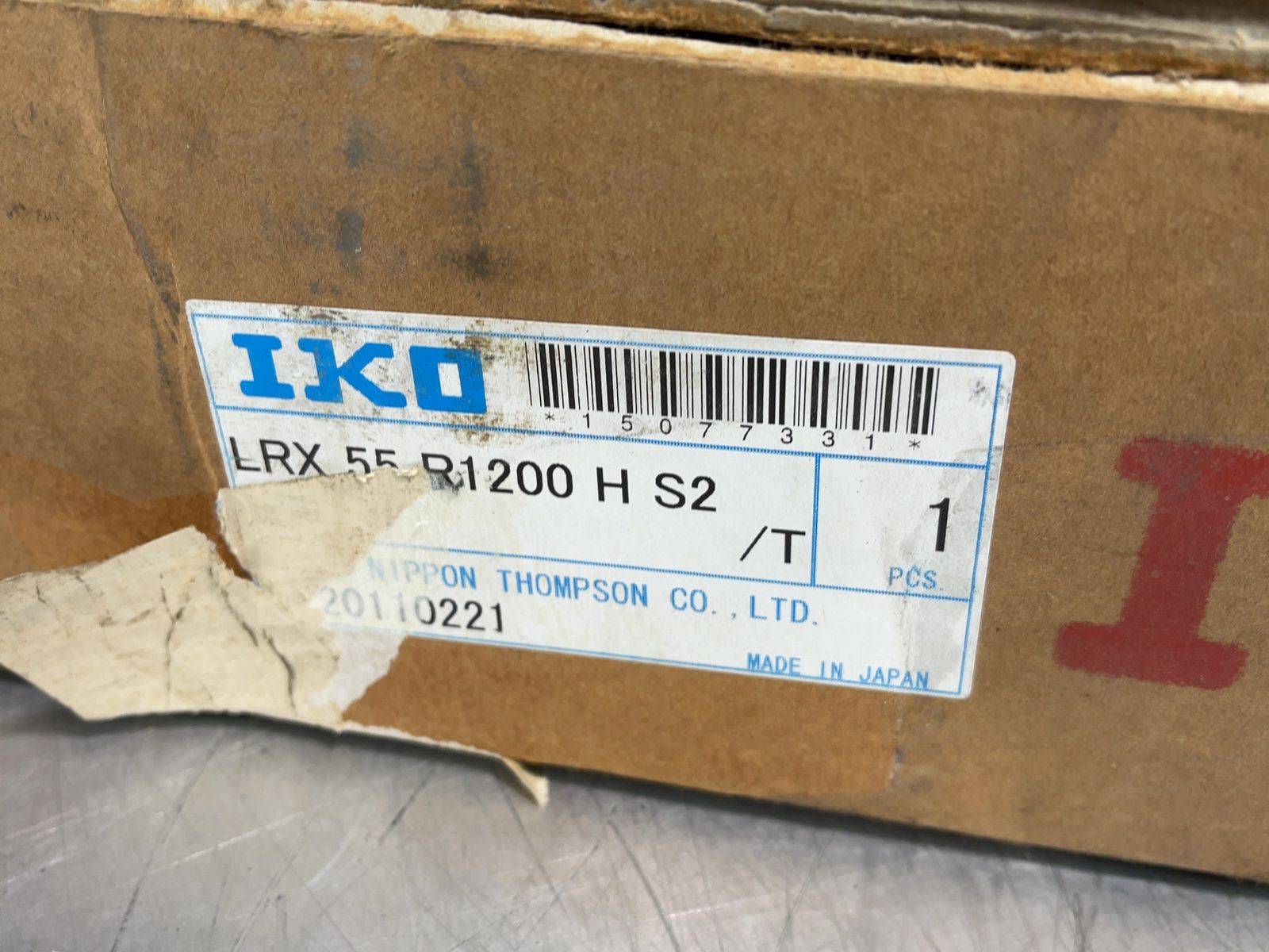 Iko 1200 Mm Linear Roller Way - Lrx 55 R1200 H S2 /t