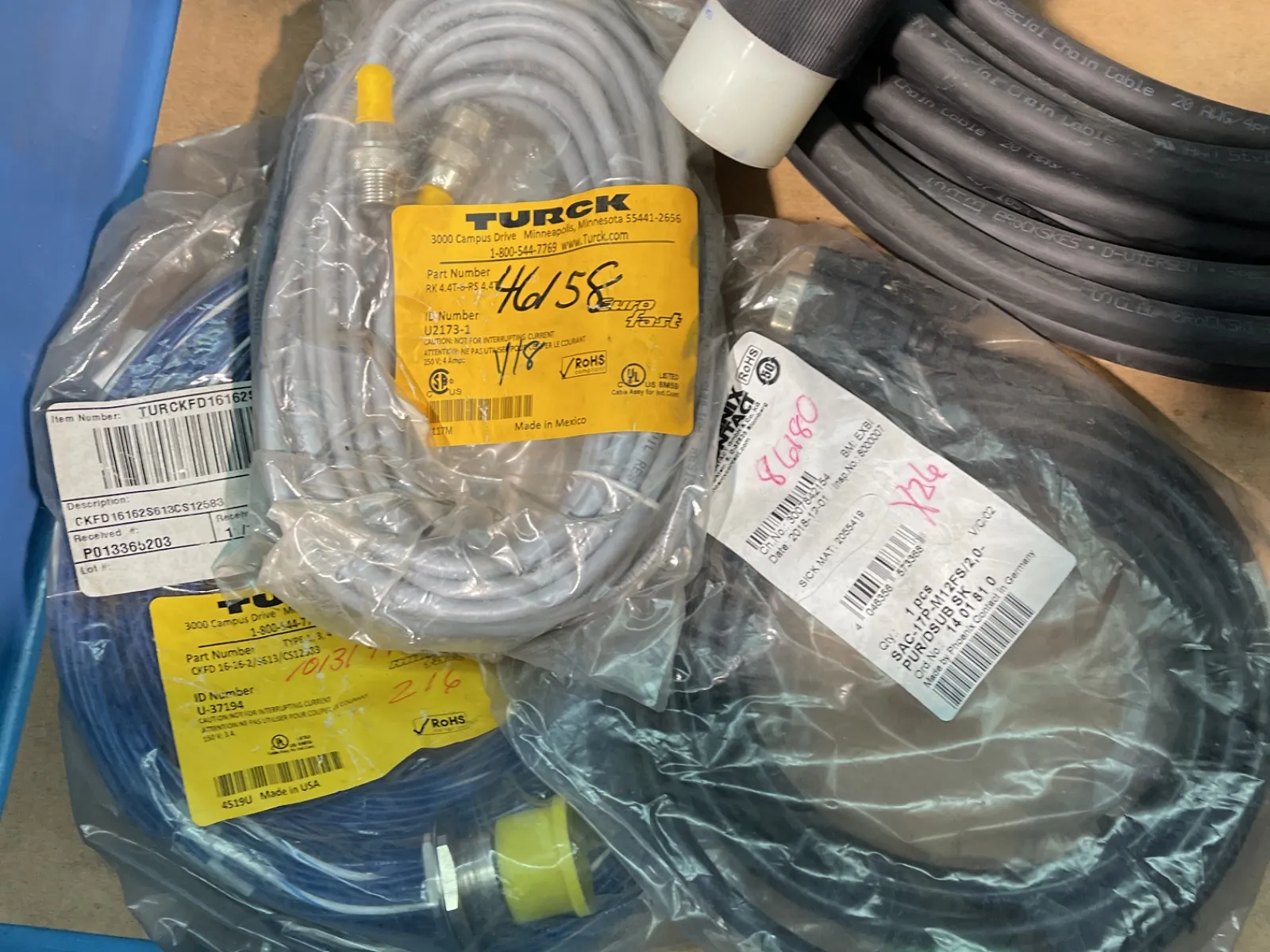 Turck, Allen-bradley, Mencom Misc Cables