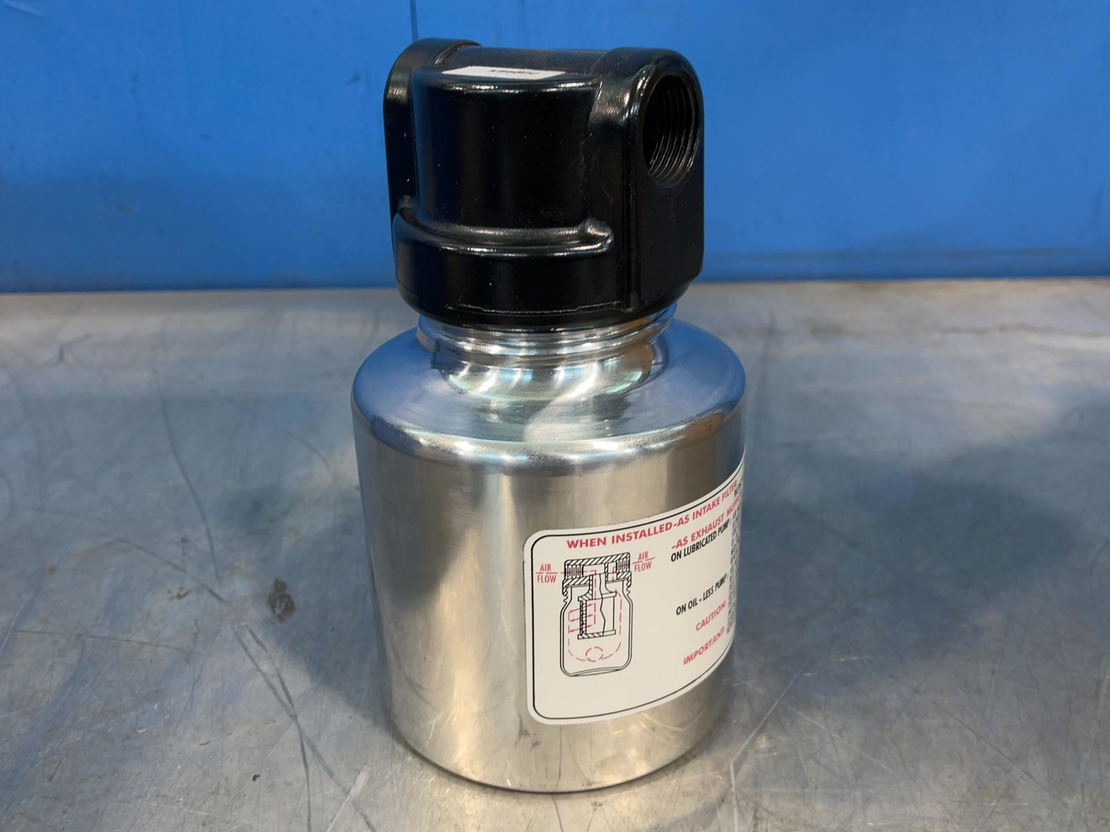 Gast 32 Oz Metal Filter Assembly - Ab650c
