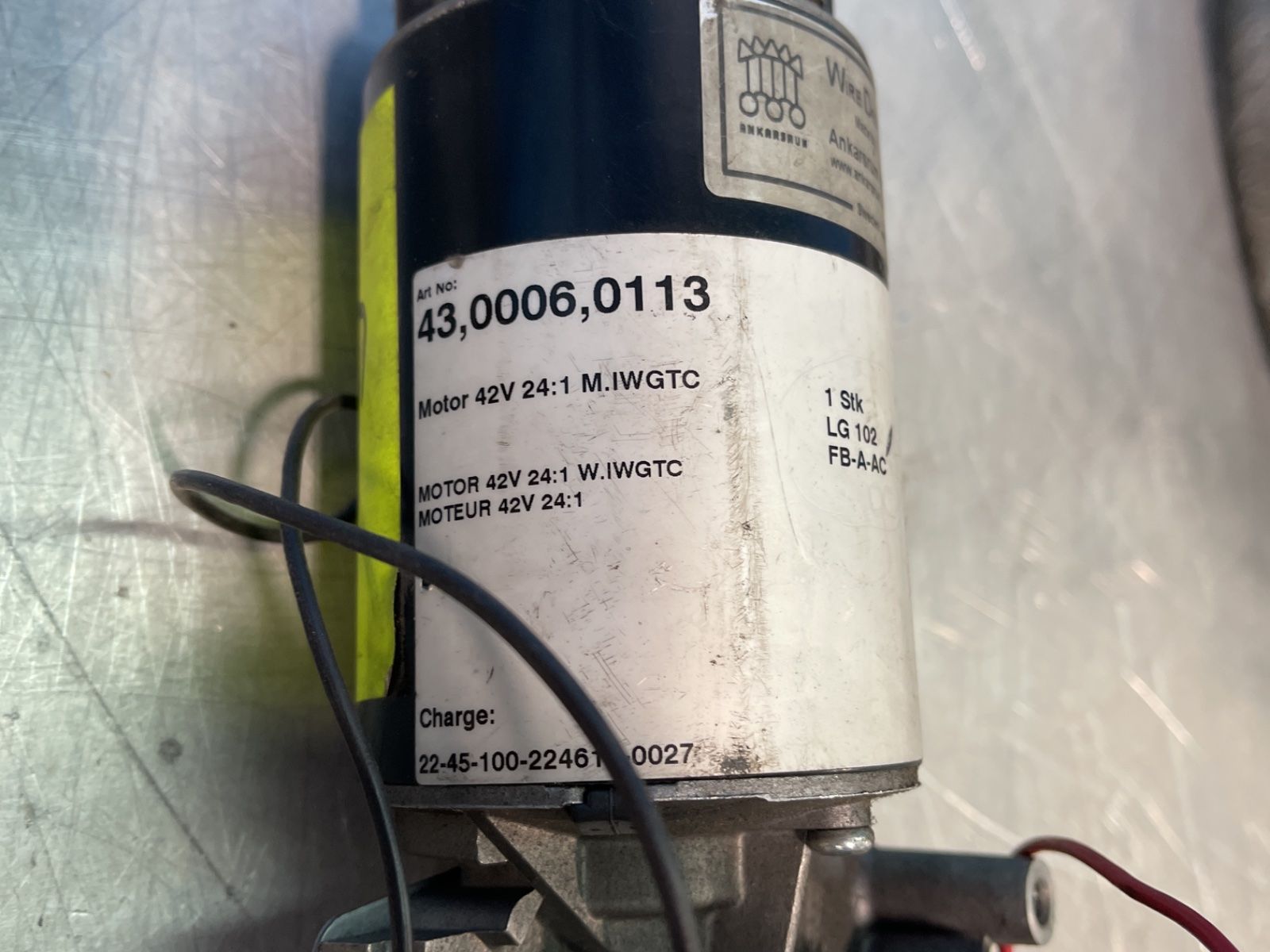 Ankarsrum Wire Drive Motor