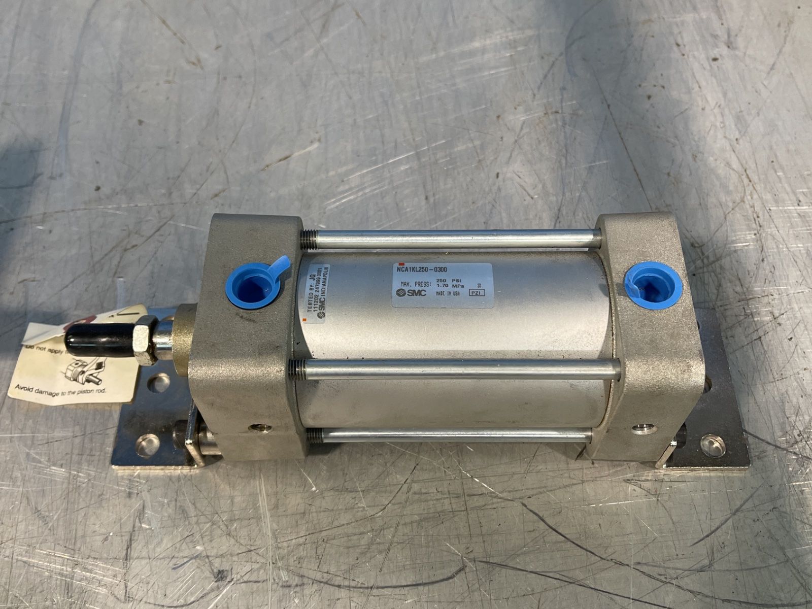 Smc 250 Psi Pneumatic Tie Rod Cylinder - Nca1kl250-0300