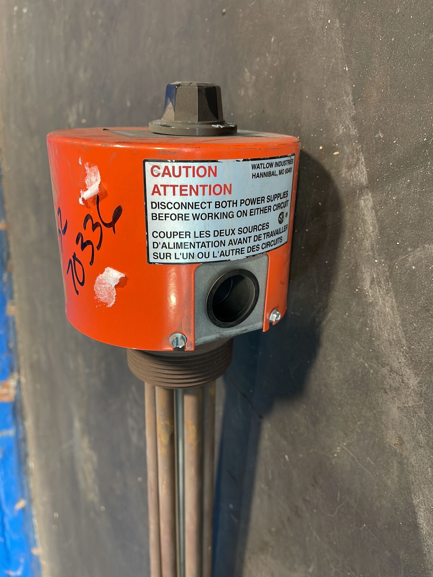 Watlow 4500 W Screw Plug Immersion Heater - Bls724n5s4