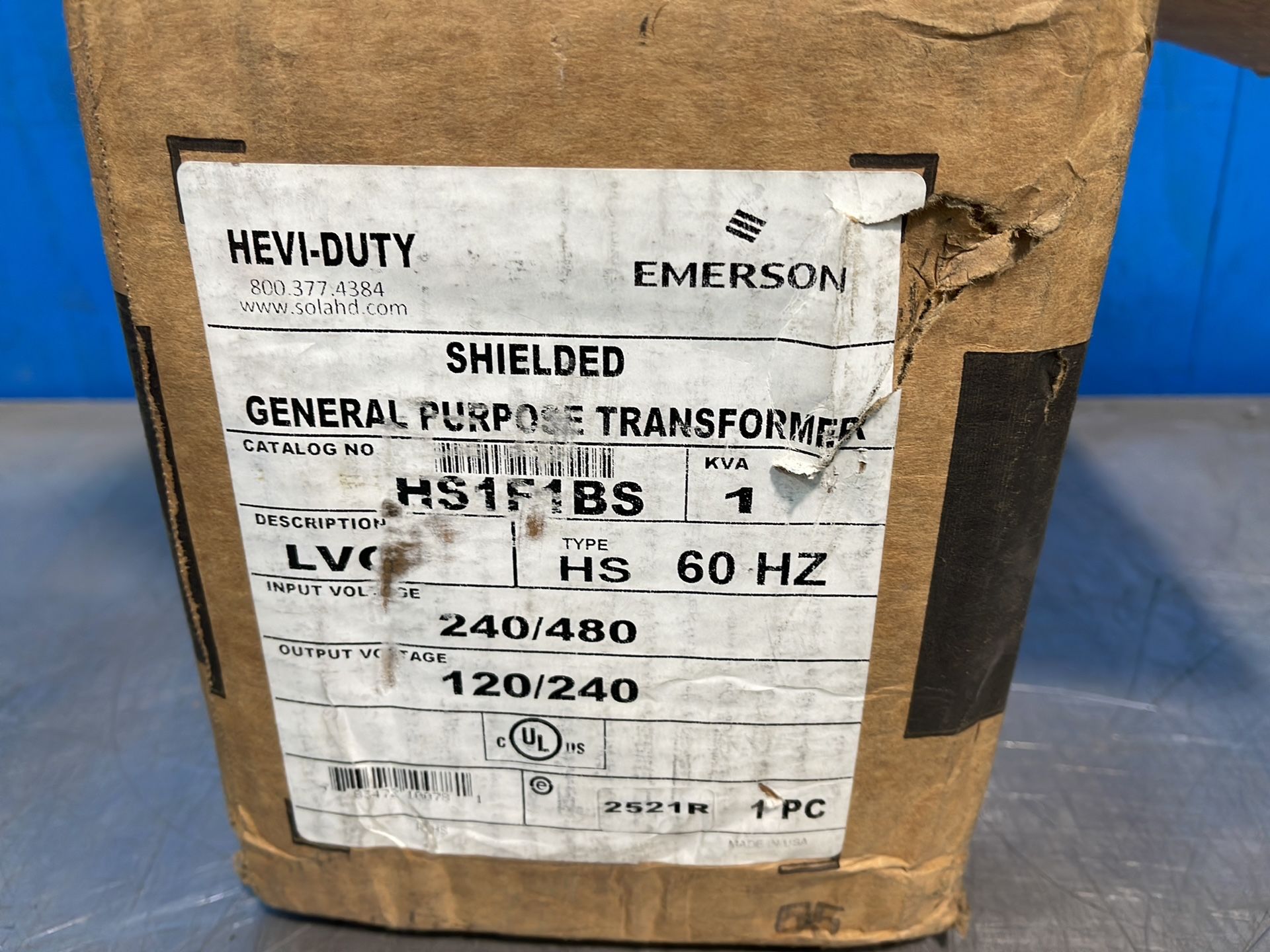 Emerson 1 Kva Hevi-duty General Purpose Transformer - Hs1f1bs
