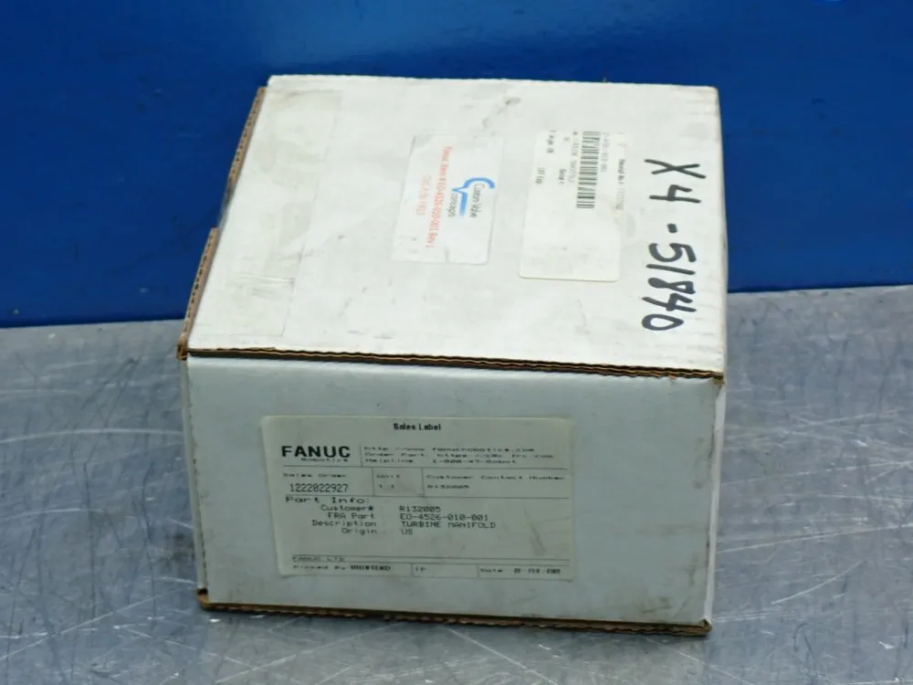 Fanuc Turbine Manifold - E0-4526-010-001