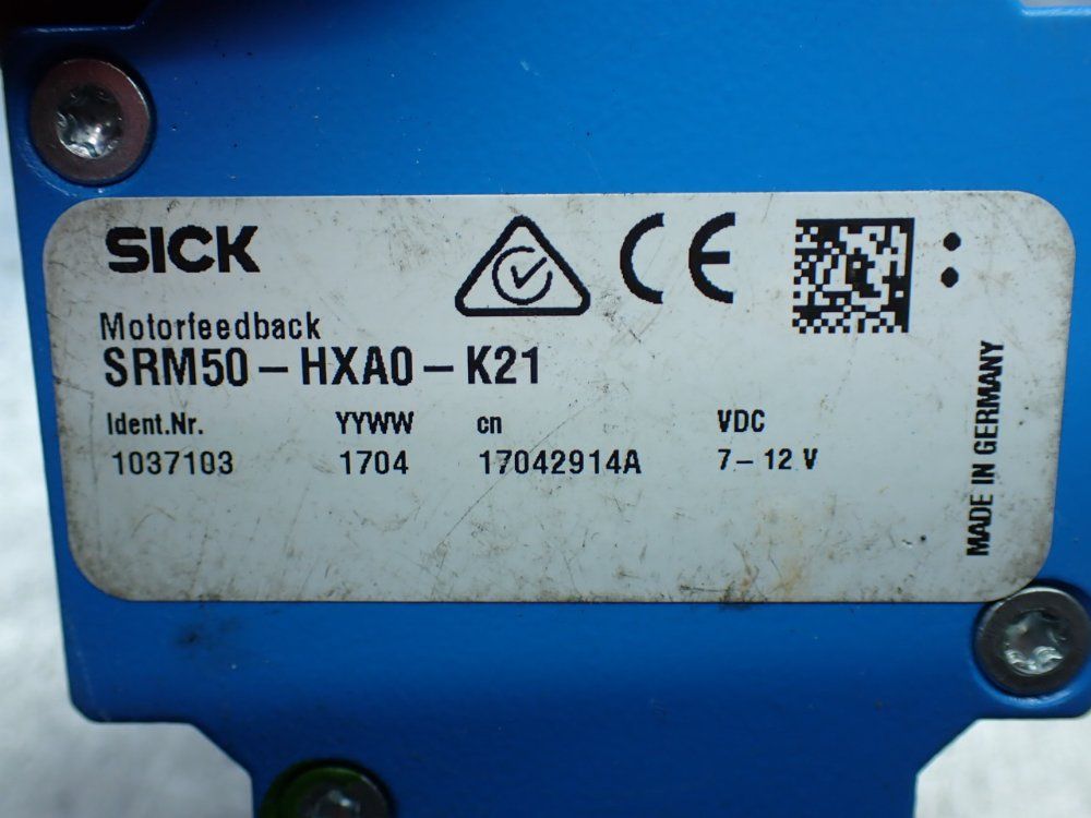Sick Absolute Multiturn Motor Feedback Encoder - Srm50-hxa0-k21