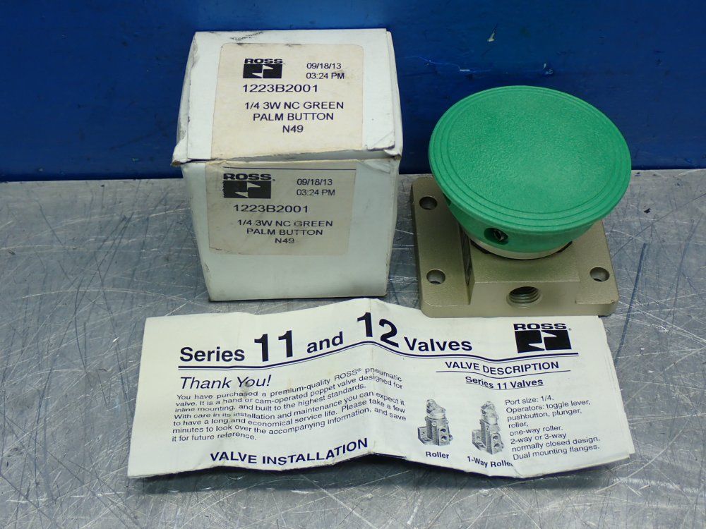 Ross Heavy Duty Palm Button - 1223b2001