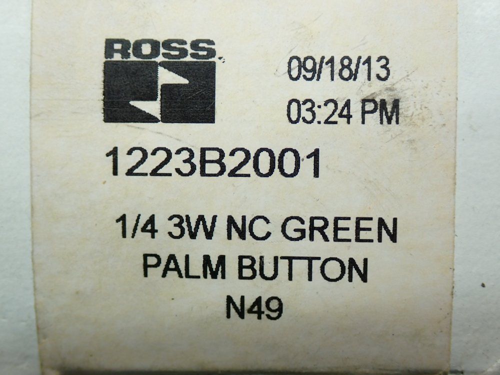 Ross Heavy Duty Palm Button - 1223b2001