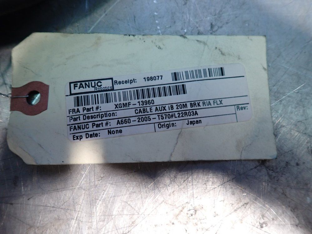 Fanuc 20 M Auxiliary Axis Cable - A660-2005-t570#l22r03a