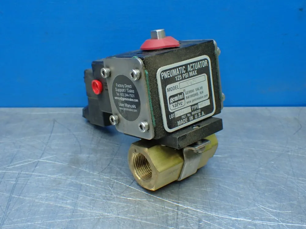 Gemini Valve 125psi Max Cw-c Pneumatic Actuator - A512d