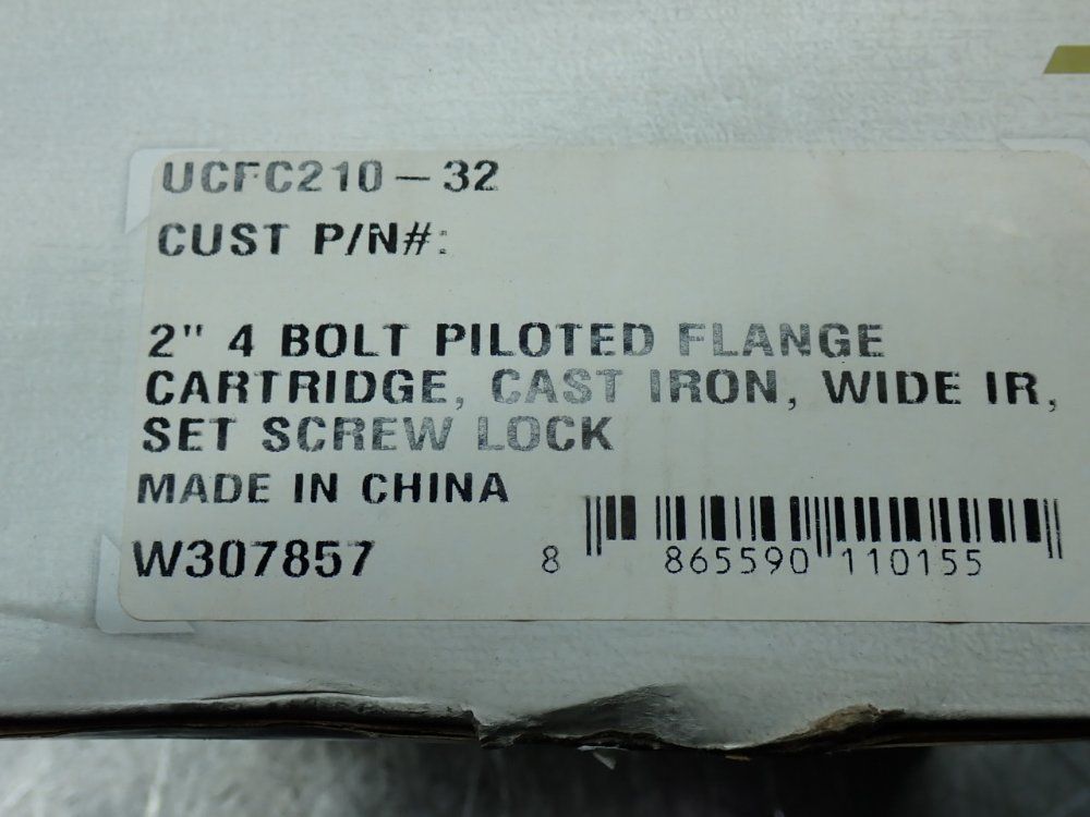Peer 2 In Bore, 4-bolt Piloted Flange Mount Flange-mount Ball Bearing Unit - Ucfc210-32
