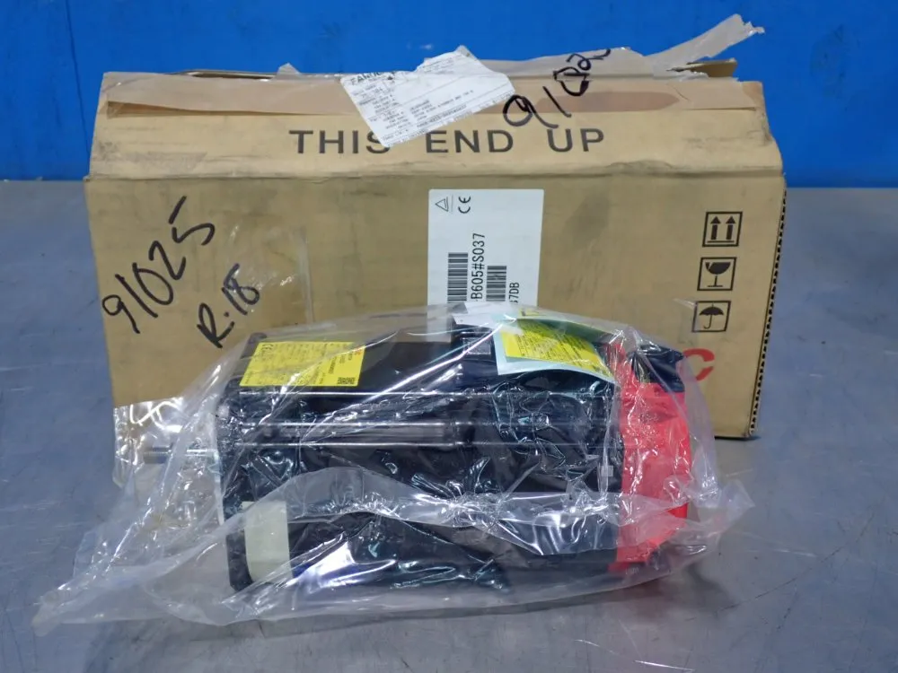 Fanuc 1.0 Kw Ais 4/5000 Ac Servo Motor - A06b-0215-b605#s037