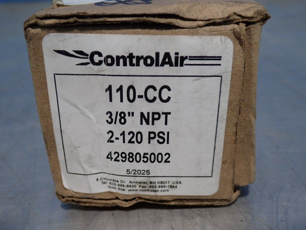 Controlair 150 Psig Precision Air Pressure Regulator - 110-cc