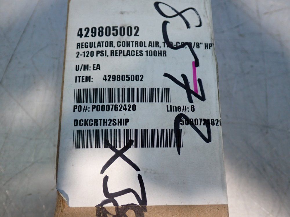Controlair 150 Psig Precision Air Pressure Regulator - 110-cc