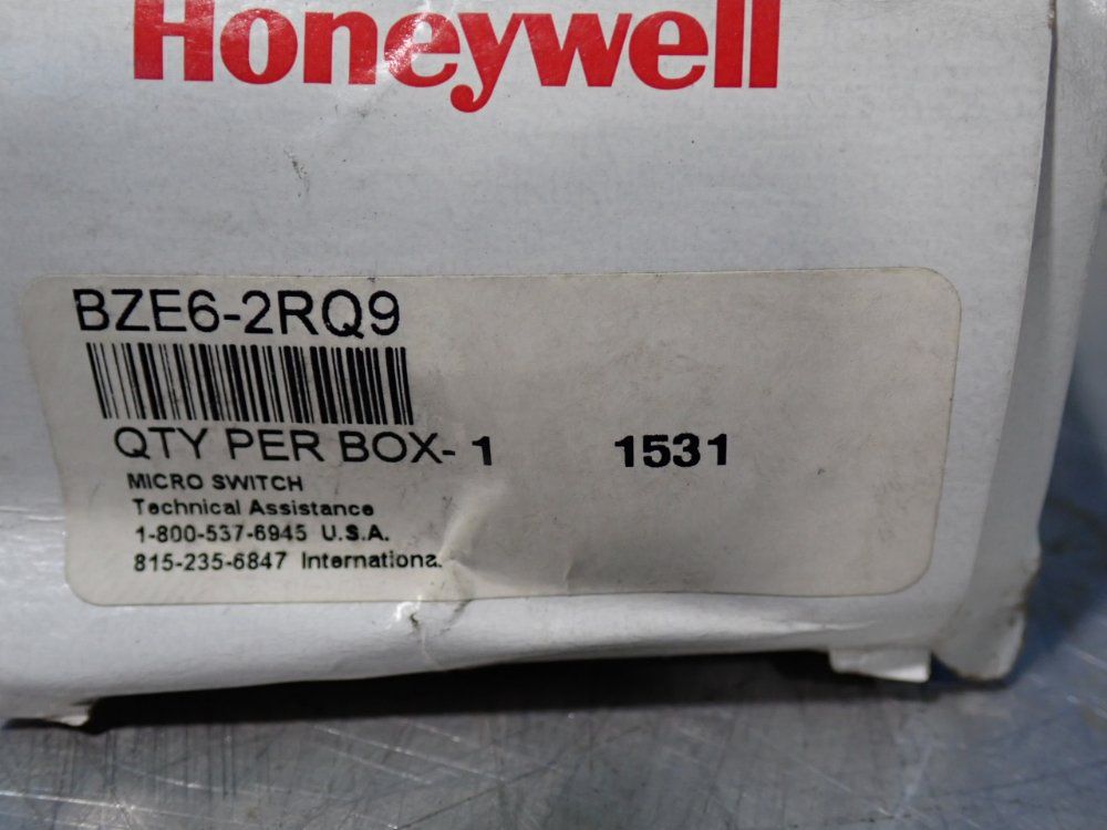 Honeywell Micro Switches - Bze6-2rq9