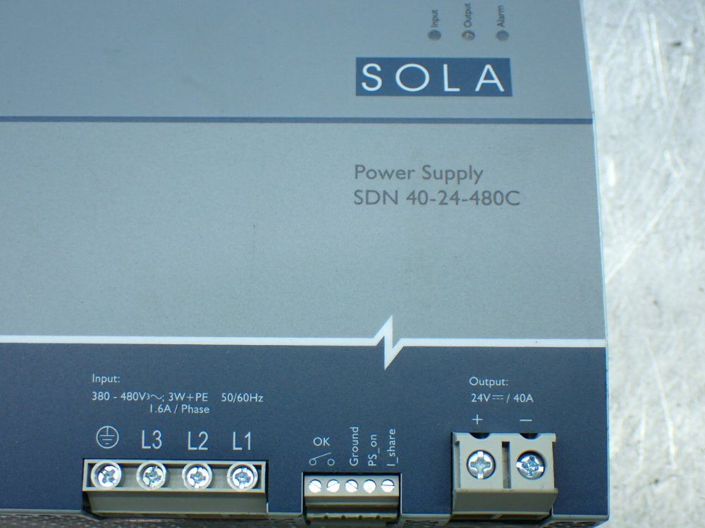 Emerson Power Supply - Sdn 40-24-480c