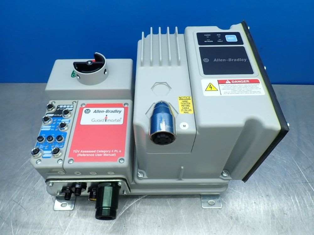 Allen-bradley Armorstart Safety Starter And Base - 281e-f12s-10c-rrg