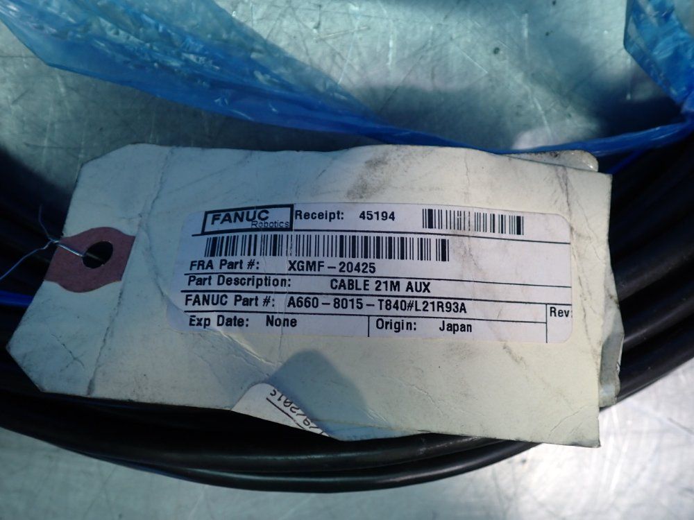 Fanuc 21 M Auxiliary Cable - A660-8015-t840#l21r93a