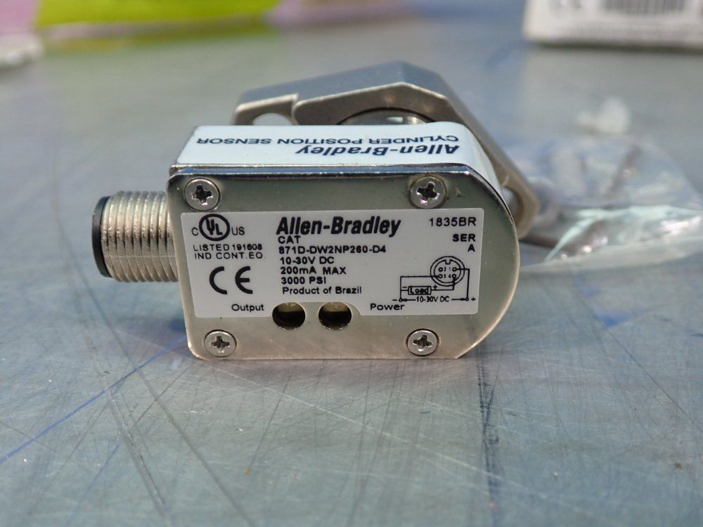 Allen-bradley 3000 Psi, 200 Ma Cylinder Position Sensor - 871d-dw2np260-d4