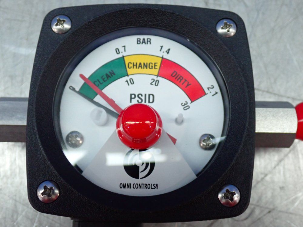 Omni Controls 6000 Psi Differential Pressure Switch Gauge - 120-0053