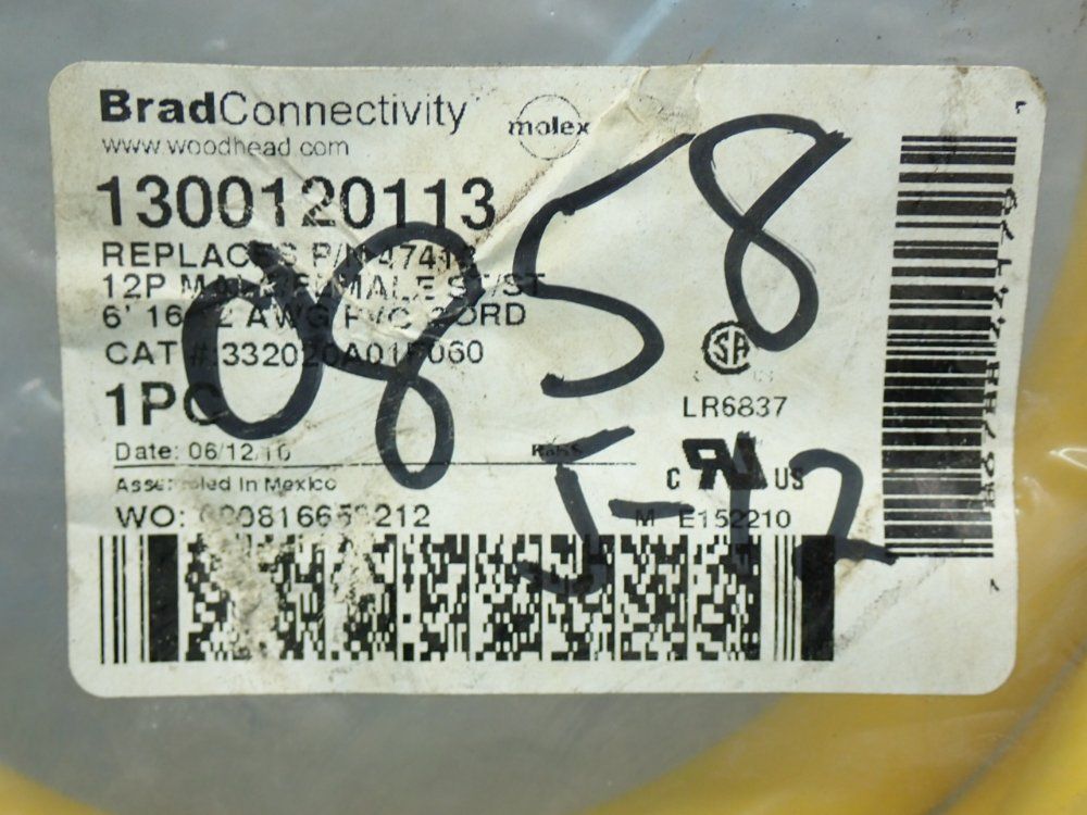 Bradconnectivity Mini-change Cordset - 1300120113