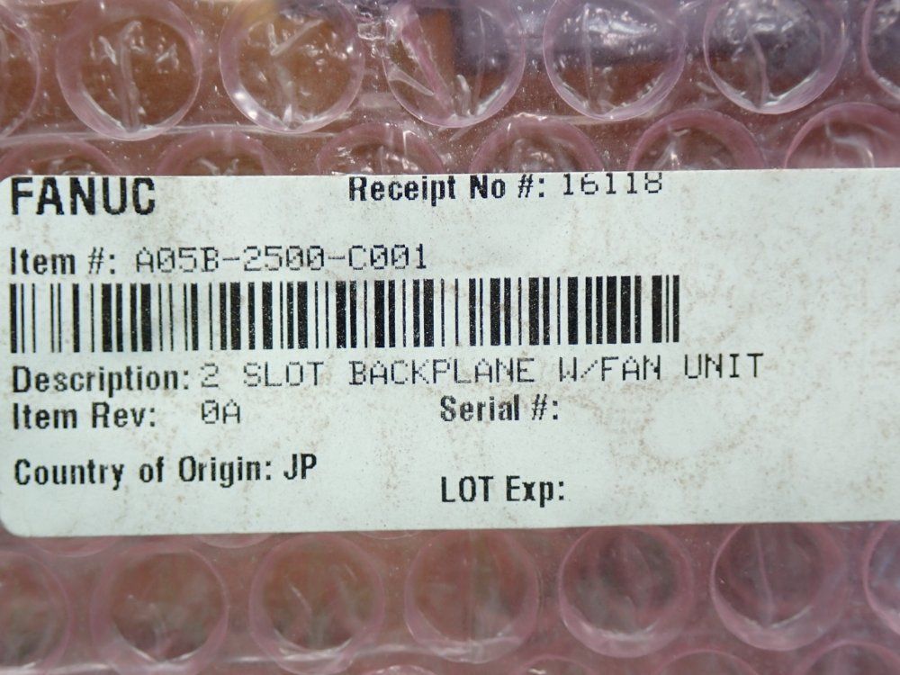 Fanuc 2-slot Backplane Plc Module - A05b-2500-c001
