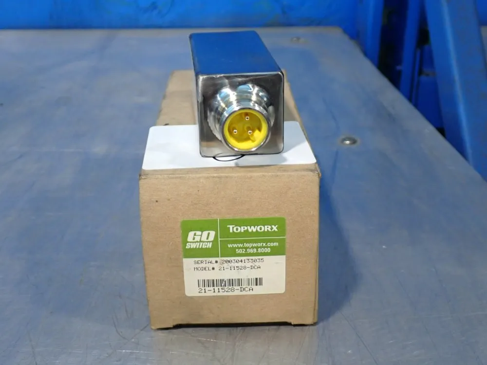 Topworx 480 Vac / 240 Vdc Go Switch Proximity Limit Switch - 21-11528-dca