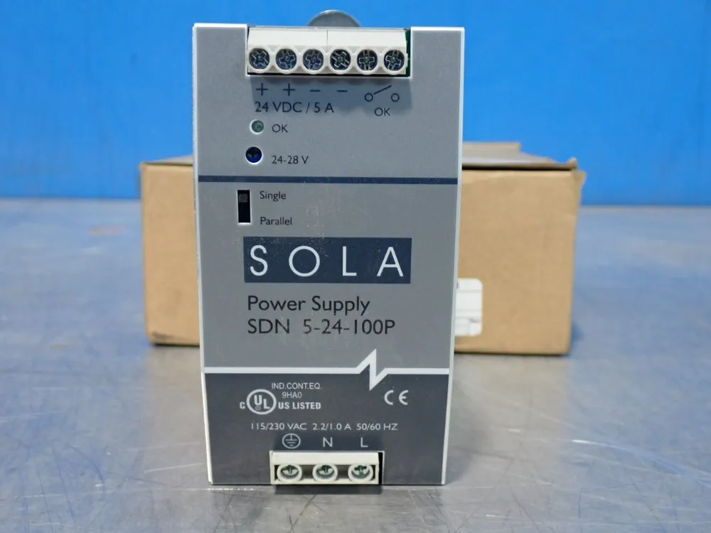 Emerson Industrial Automation Sola Power Supply - Sdn 5-24-100p