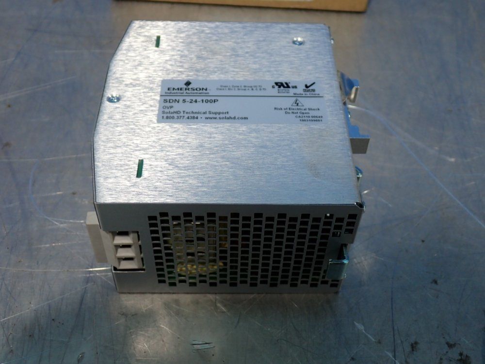 Emerson Industrial Automation Sola Power Supply - Sdn 5-24-100p