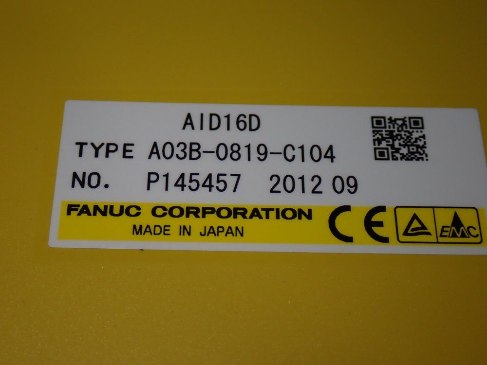 Fanuc Aid16d 16pt Dc Input Module - A03b-0819-c104 | HGR*24