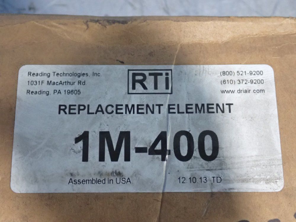 Rti Air Element Replacement - 1m-400