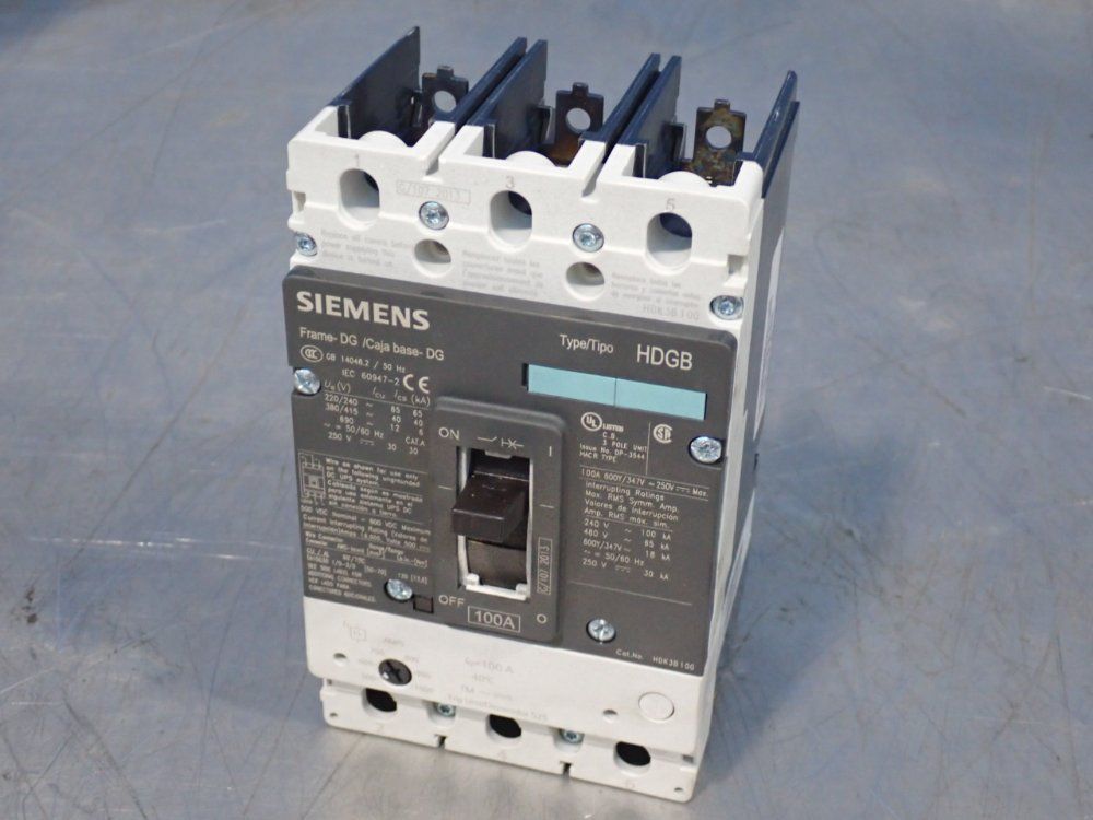 Siemens Motor Circuit Breaker Hdgb - Hdk3b100