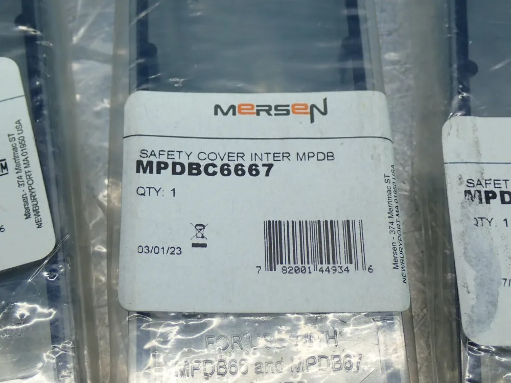 Mersen Safety Cover, 3pcs - Mpdbc6667