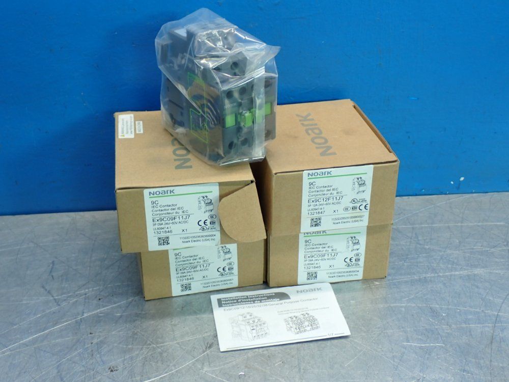 Noark Iec Contactor, 4pcs - Ex9c09f11j7
