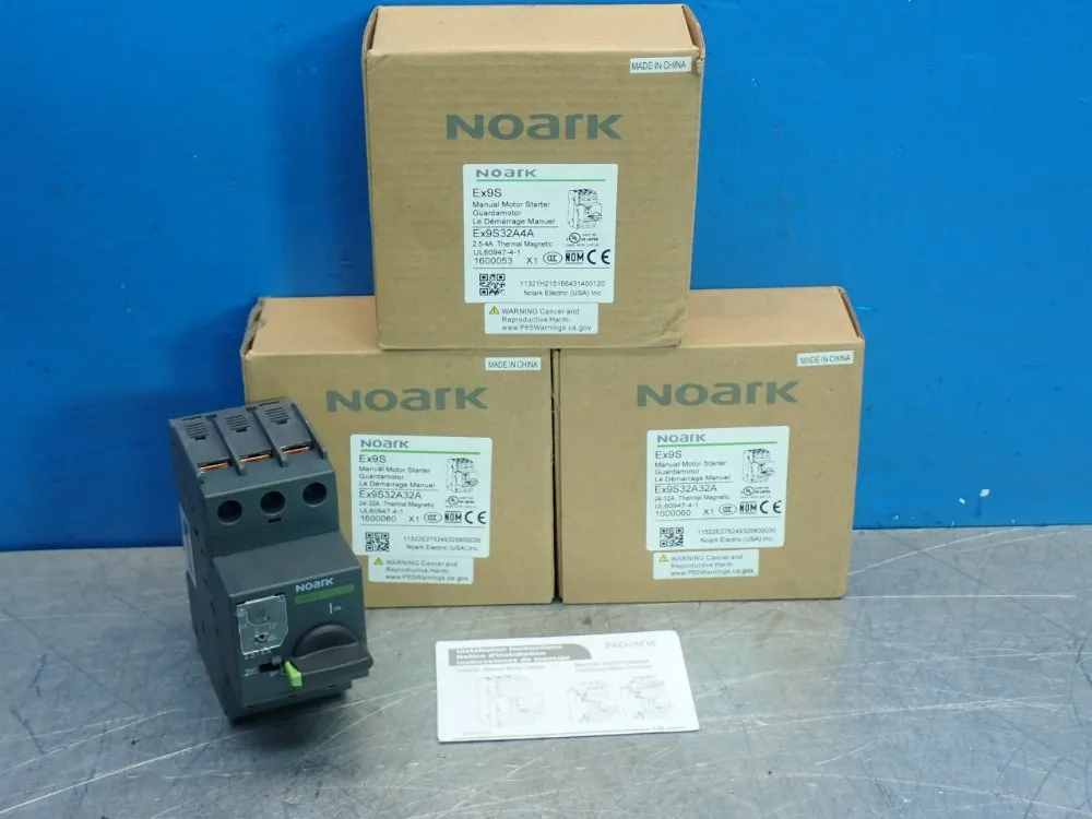 Noark Manual Motor Starter - Ex9s32a4a