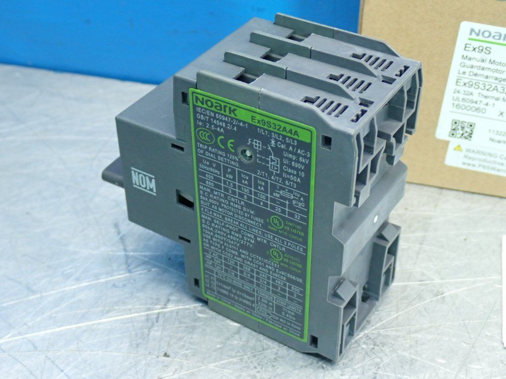 Noark Manual Motor Starter - Ex9s32a4a