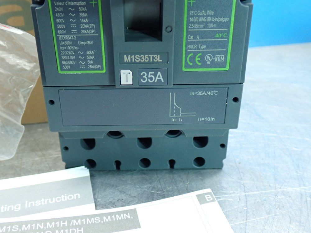Noark Molded Case Circuit Breaker - M1s35t3l