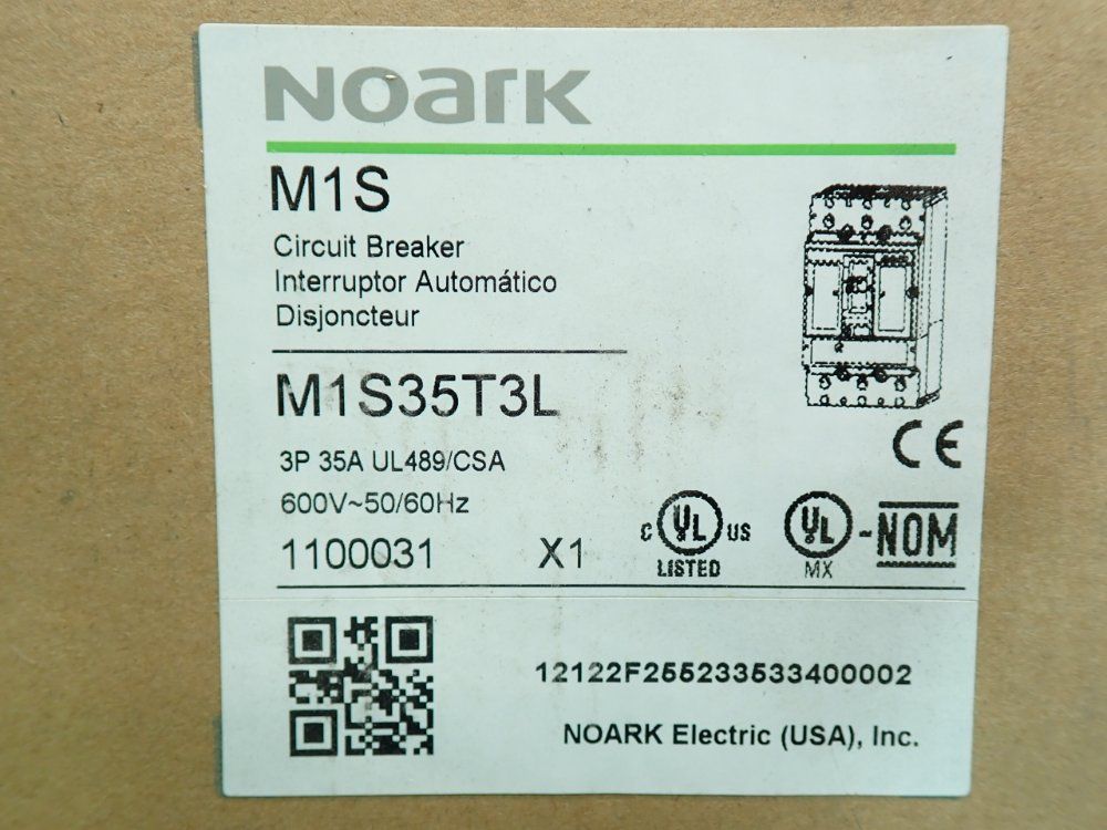 Noark Molded Case Circuit Breaker - M1s35t3l