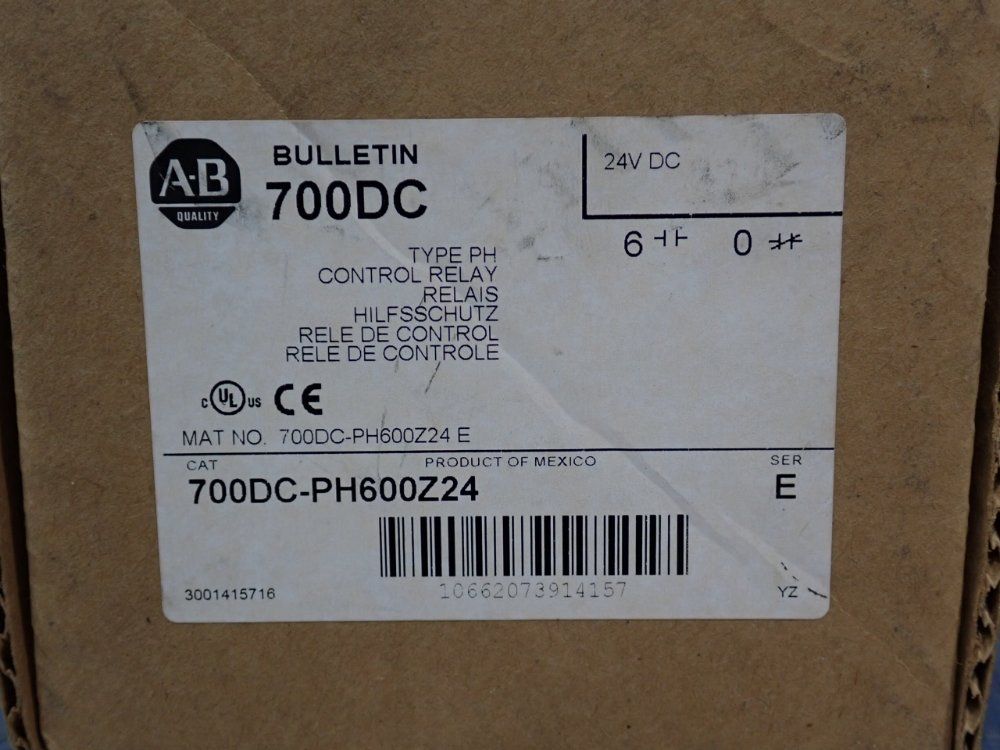 Allen Bradley Dc Relay - 700dc-ph600z24
