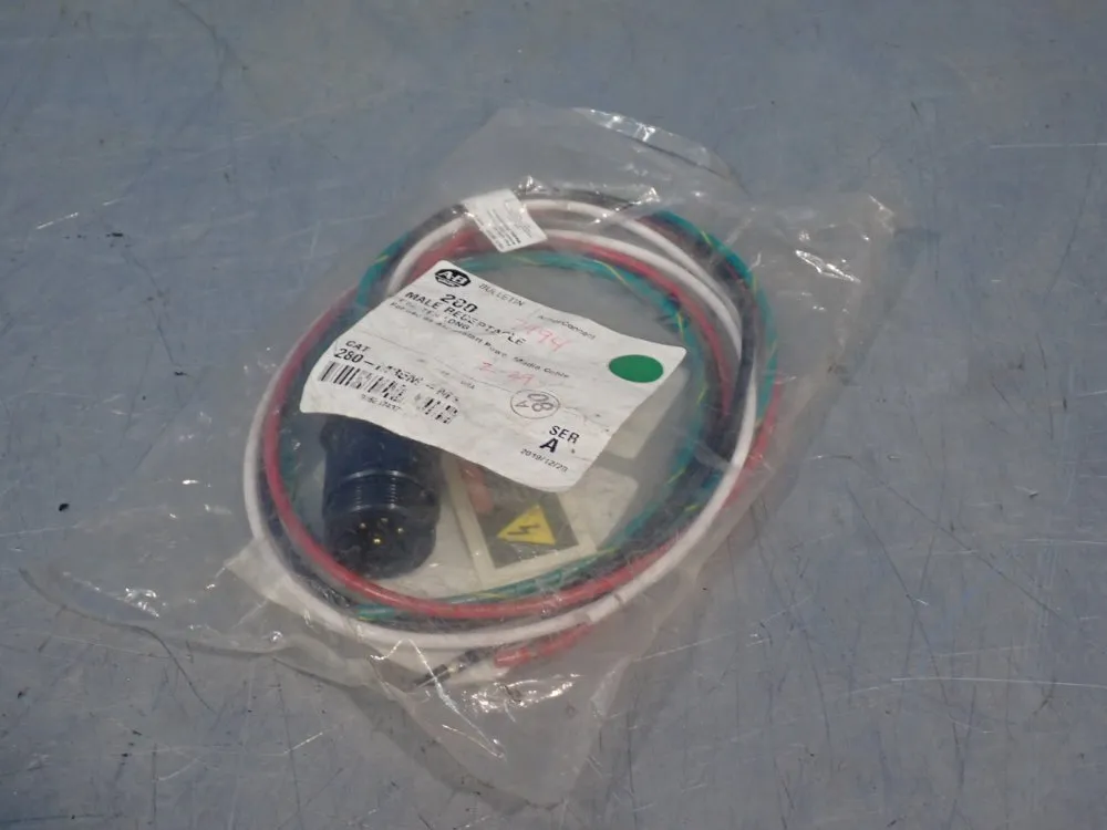 Allen Bradley 1 Metert Long Male Receptacle Cable - 280-m35m-m1