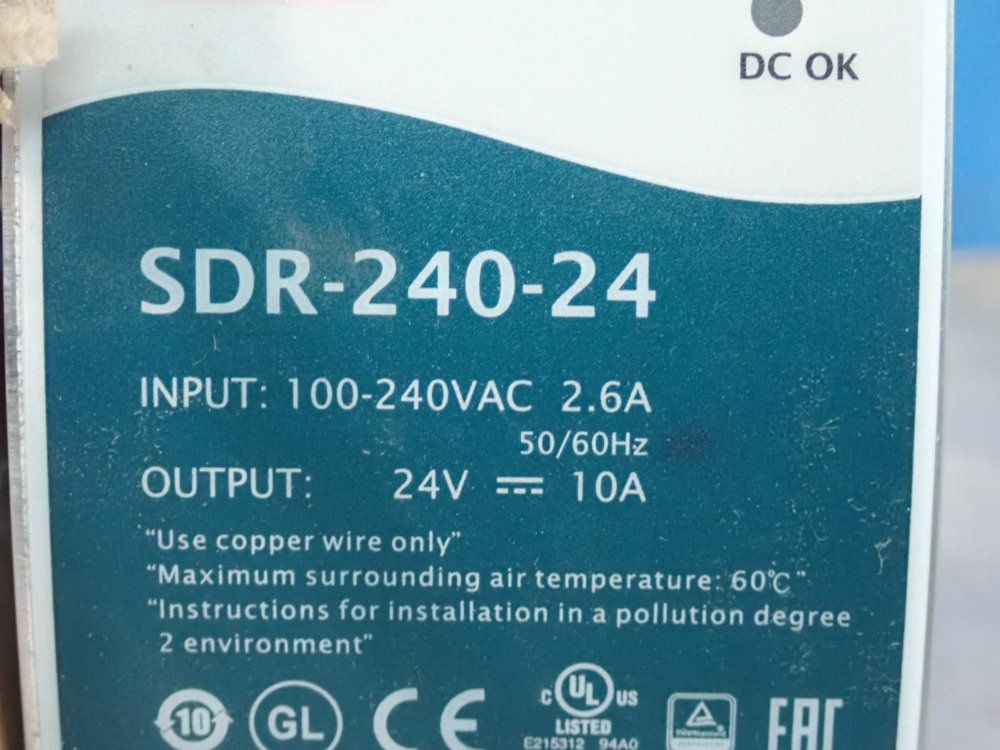 Meanwell Power Supply - Sdr-240-24