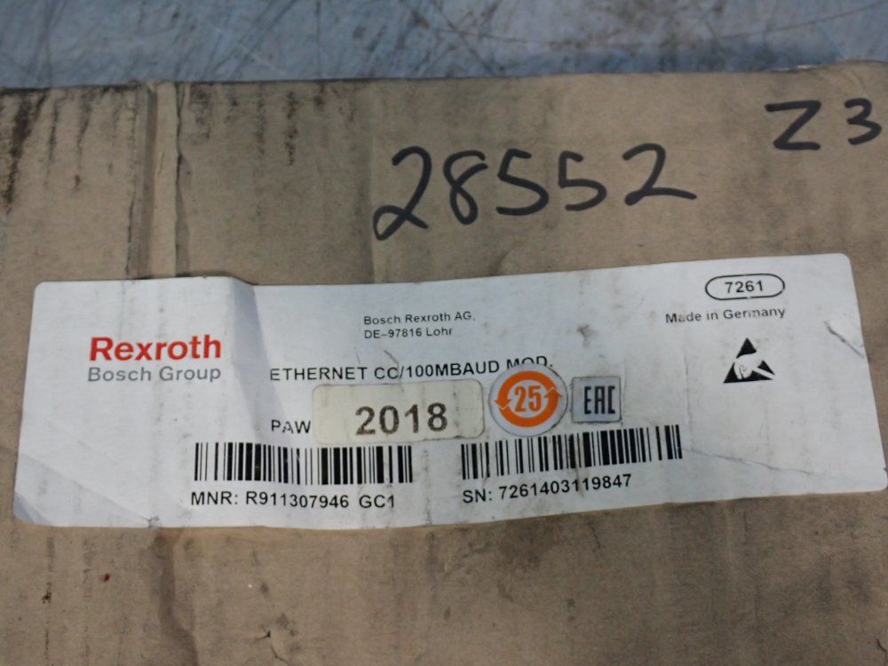Rexroth Bosch Group Ethernet Cc/100mb Board - R911307946