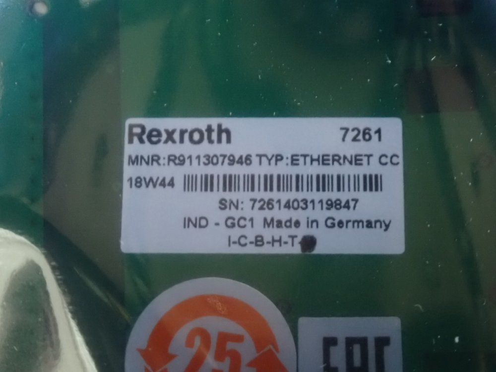 Rexroth Bosch Group Ethernet Cc/100mb Board - R911307946