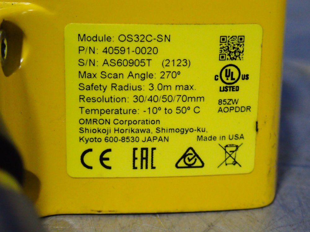 Omron Class 1 Laser Module - Os32c-sn