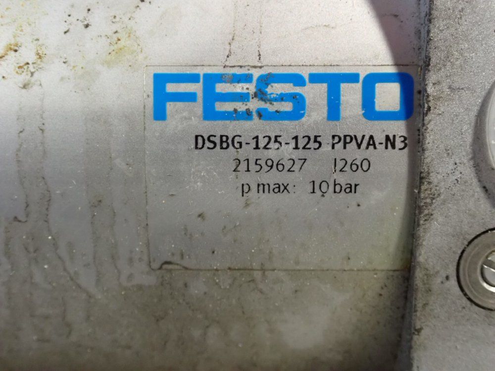 Festo Hydraulic Cylinder - Dsbg-125ppva-n3