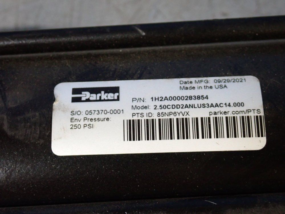 Parker Hydraulic Cylinder - 2.50cdd2anlus3aac14.000